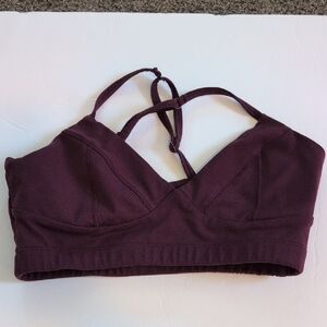 sol & Mane Women's M Purple Bralette Gorpcore Pilates Clean Girl Normcore